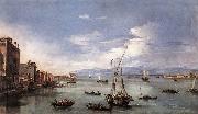 GUARDI, Francesco The Lagoon from the Fondamenta Nuove serg oil painting on canvas
